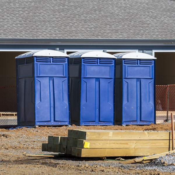 do you offer hand sanitizer dispensers inside the porta potties in Buffalo